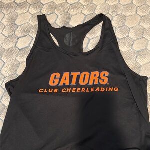 Gators Club Cheerleading Black Tank Top